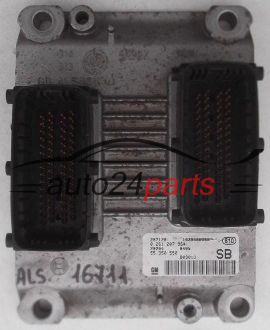 Μονάδα Ελέγχου Κινητήρα OPEL CORSA C 1.2 Z12XE BOSCH 0 261 207 964