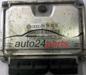 ECU ENGINE CONTROLLER SEAT LEON 1.8 20V GTI TURBO 06A 906 032 EE, 06A906032EE, BOSCH 0 261 207 534, 0261207534, 26SA0000 