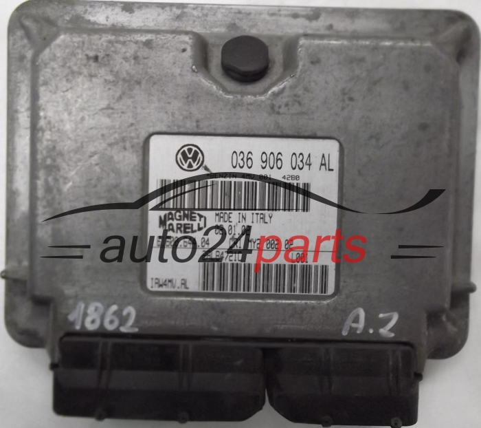 KOMPUTER STEROWNIK SILNIKA SEAT IBIZA 1.4 BBY 036906034AL, 61600.644.04 IAW4MV.AL