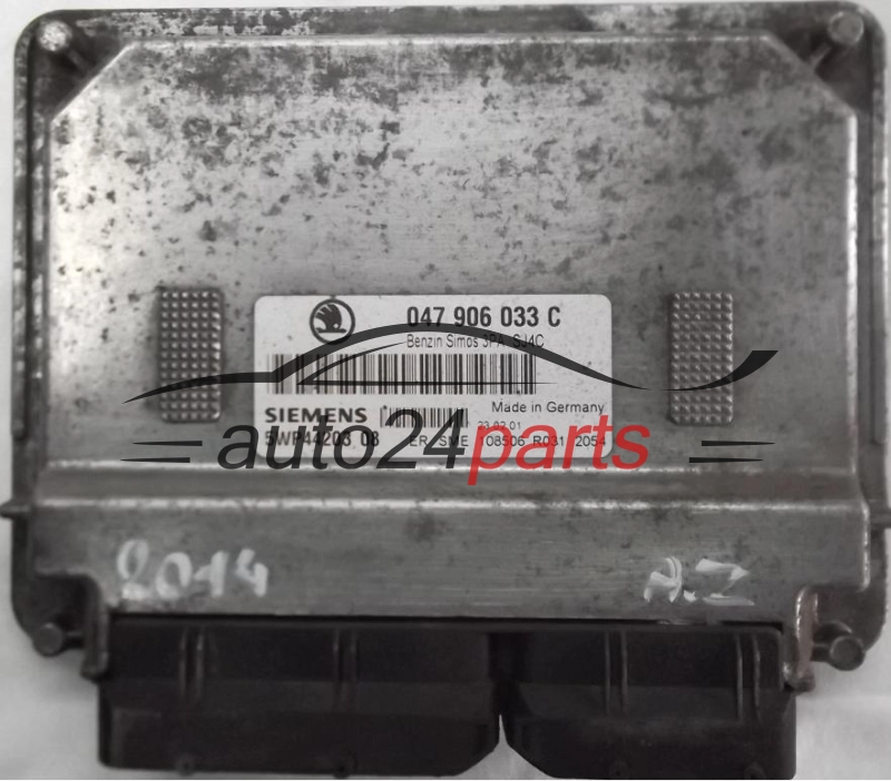 ECU CENTRALITA DE MOTOR SKODA FABIA 1.4 047906033C, SIEMENS 5WP44203