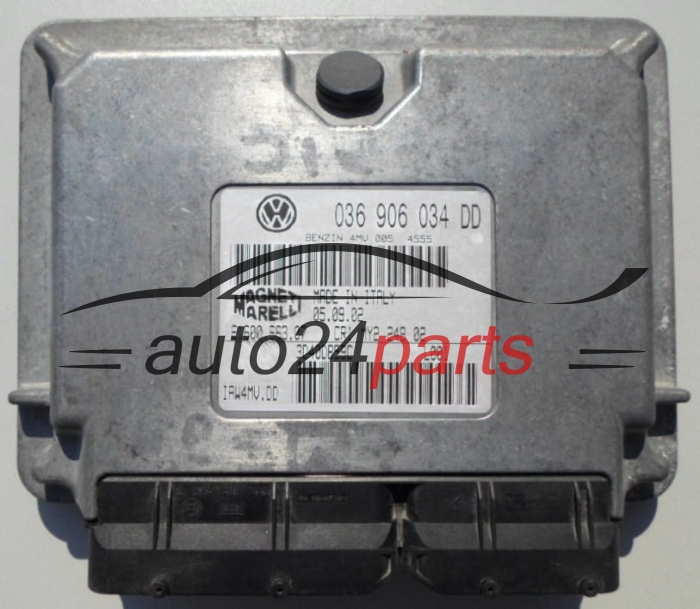 Μονάδα Ελέγχου Κινητήρα VOLKSWAGEN POLO SEAT IBIZA LEON 1.4 16V MAGNETI MARELLI IAW 4MV.DD, 036 906 034 DD,  61600.663.07