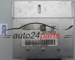 KOMPUTER STEROWNIK SILNIKA OPEL CORSA ASTRA DELCO 16163419 AXZK QF - 