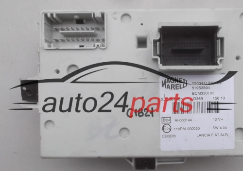 CONFORT MODULE BSI FIAT 500 51953894 