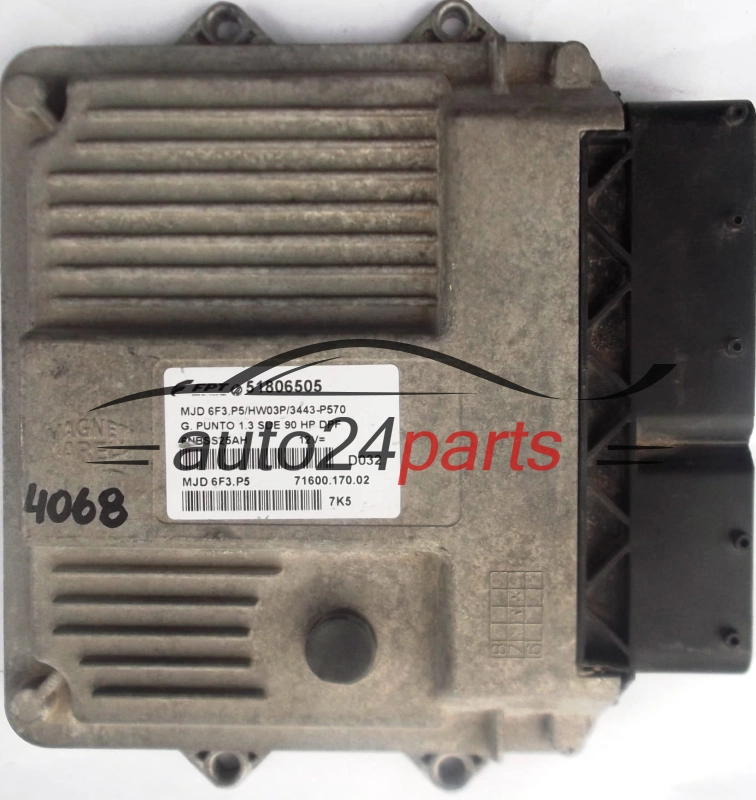 calculateur moteur pour fiat grande punto 1.3 mjet