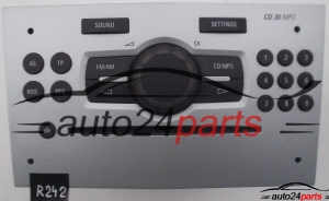 RADIO CD MP3 OPEL CORSA D 497 316 088 / 497316088 / 13 289 919 HD / 13289919HD / CD30 
