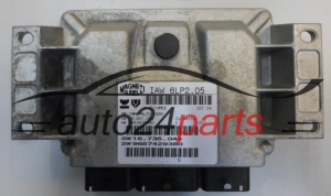 MOTORSTEUERGERÄT ECU STEUERGERÄT CITROEN PEUGEOT Magneti Marelli IAW 6LP2.05, IAW6LP205, HW 16631054, 9653979480, SW 16735044, 9657429380 