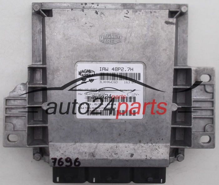 ECU CENTRALITA DE MOTOR CITROEN C2 PEUGEOT 206 MAGNETI MARELLI IAW 48P2.7H, IAW48P27H, HW 16.623.004, 16623004, 9645989480, SW 16.634.044, 16634044, 9646570280