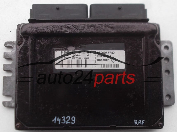 ΜΟΝΑΔΑ ΕΛΕΓΧΟΥ ΚΙΝΗΤΗΡΑ RENAULT SCENIC SIEMENS S110110004 A, S110110004A, 8200055742, 8200029658
