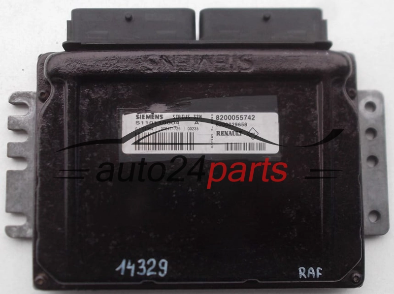 ΜΟΝΑΔΑ ΕΛΕΓΧΟΥ ΚΙΝΗΤΗΡΑ RENAULT SCENIC SIEMENS S110110004 A, S110110004A, 8200055742, 8200029658