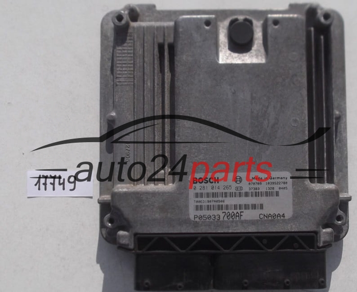ECU CENTRALITA DE MOTOR CHRYSLER DODGE 2.0 CRD BOSCH 0 281 014 265