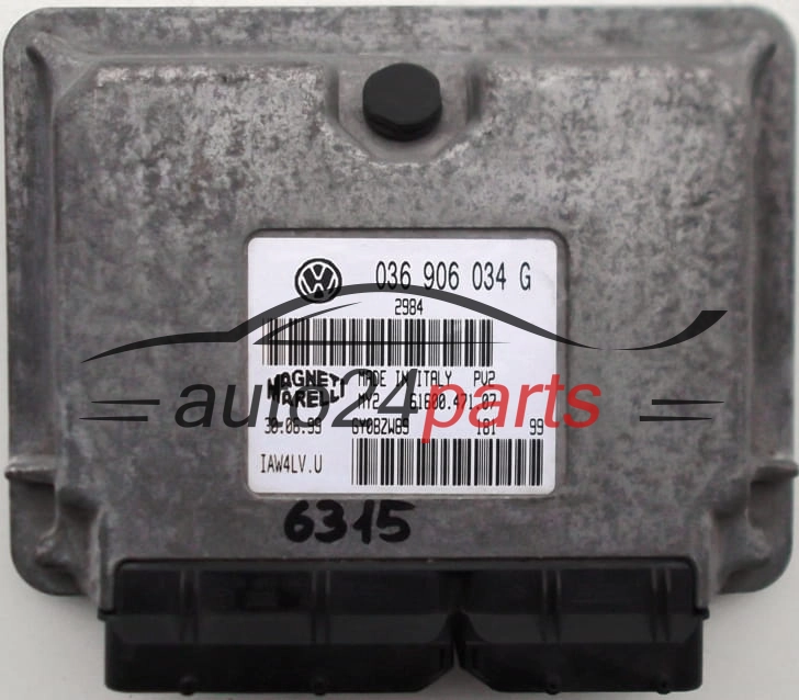 KOMPUTER STEROWNIK SILNIKA SEAT LEON VW POLO 1.4 AUA 1.6 036 906 034 G, 036906034G, 61600.471.07, 6160047107, IAW4LV.U, IAW4LVU
