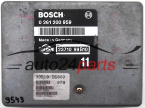 KOMPUTER STEROWNIK SILNIKA NISSAN MICRA K11 1.0, BOSCH 0 261 200 959, 0261200959, 23710 99B10, 2371099B10 - 9543