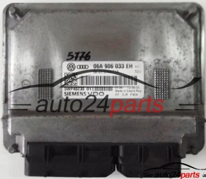 ECU ENGINE CONTROLLER AUDI A3 1.6 BSE SIEMENS 5WP40230 01, 06A 906 033 EH, 06A906033EH 