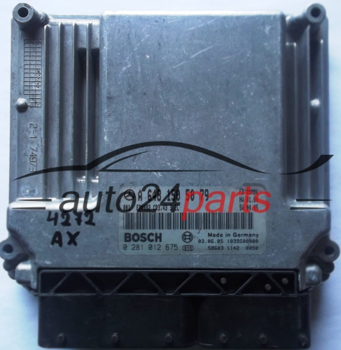 ECU CENTRALITA DE MOTOR MERCEDES W221 S320 3.2 CDI A6481505079, 6481505079, A 648 150 50 79 BOSCH 0281012675, 0 281 012 675