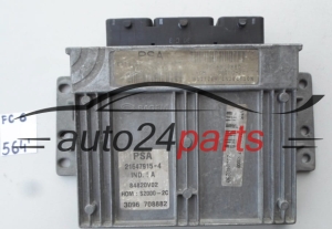MOTORSTEUERGERÄT ECU STEUERGERAT CITROEN PEUGEOT 21647915-4, 216479154, 9647498080