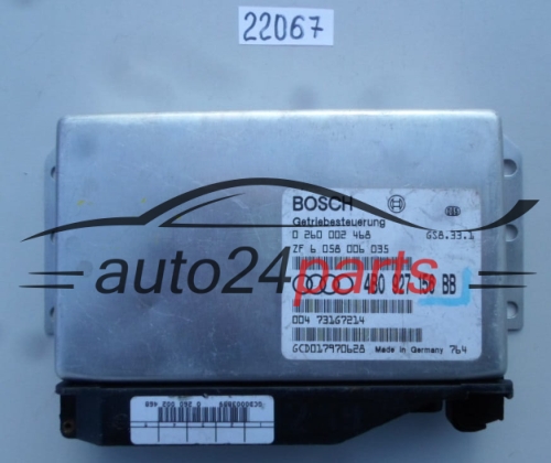 STEROWNIK SKRZYNI AUTOMATYCZNEJ AUDI A6 2.4 BOSCH 0 260 002 468, 0260002468, 4B0 927 156 BB, 4B0927156BB