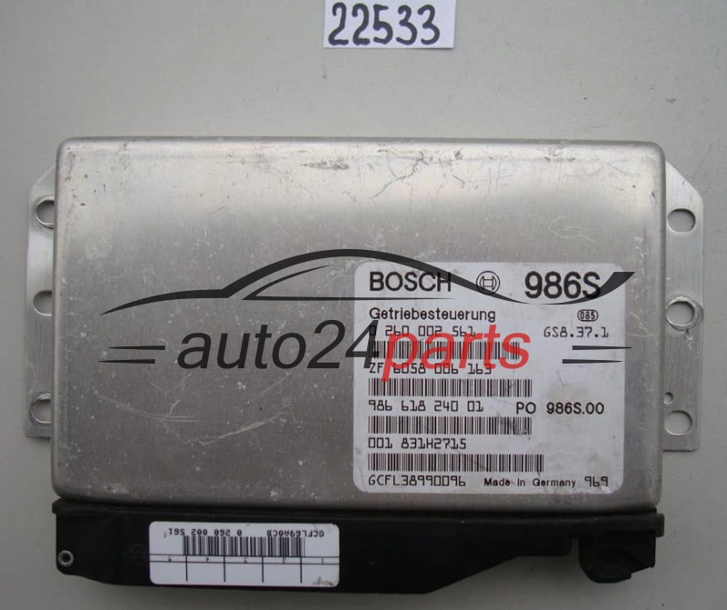 Ecu Caja de cambios automática PORSCHE BOXSTER BOSCH 0 260 002 561, 0260002561, ZF6058006163, 98661824001