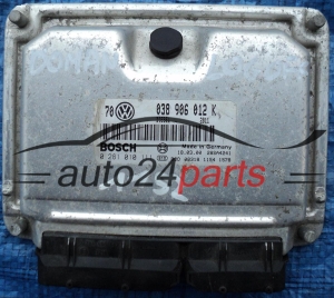 ΜΟΝΑΔΑ ΕΛΕΓΧΟΥ ΚΙΝΗΤΗΡΑ VW VOLKSWAGEN GOLF BORA 1.9 TDI 038906012K, BOSCH 0281010111