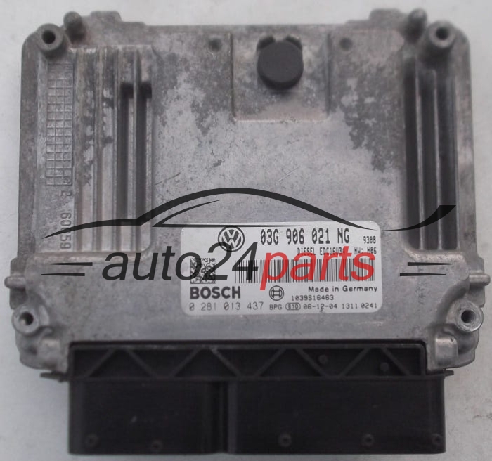 Μονάδα Ελέγχου Κινητήρα VOLKSWAGEN PASSAT 1.9 TDI BOSCH 0 281 013 437