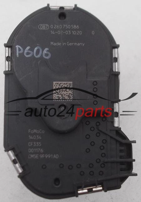 Σώμα πεταλούδας FORD FOCUS FUSION BOSCH 0 280 750 586, 0280750586, FoMoCo CM5E-9F991-AD, CM5E9F991AD