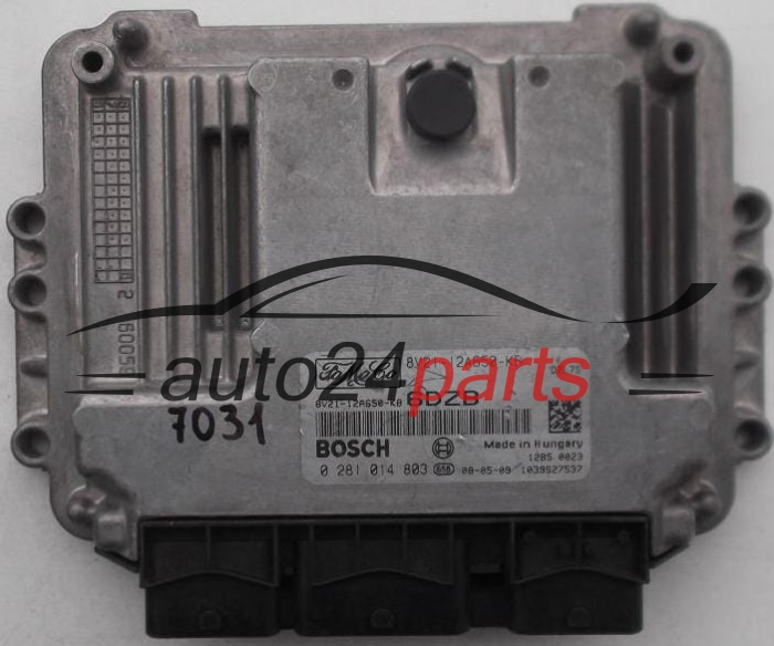 Μονάδα Ελέγχου Κινητήρα FORD FIESTA 1.6 TDCI BOSCH 0 281 014 803, FoMoCo 8V21-12A650-KB
