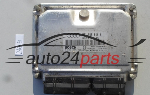 Μονάδα Ελέγχου Κινητήρα AUDI 1.8 BOSCH 0 261 206 906, 0261206906, 8D1 9060 18 B, 8D1906018B