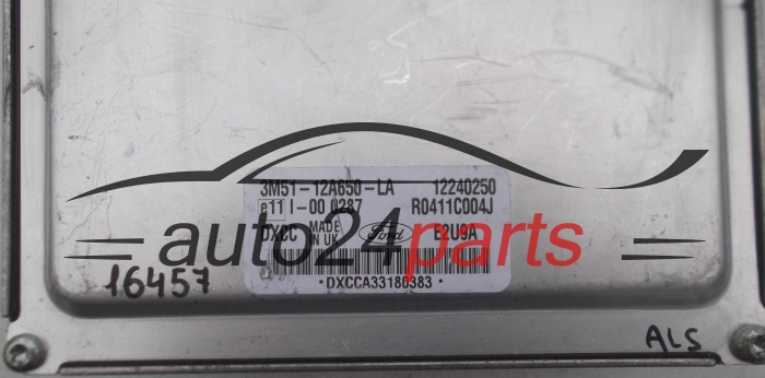 CENTRALINA DO MOTORE FORD FOCUS 1.8 TDCI 3M5112A650LA, 3M51-12A650-LA DXCC 12240250 R0411C004J