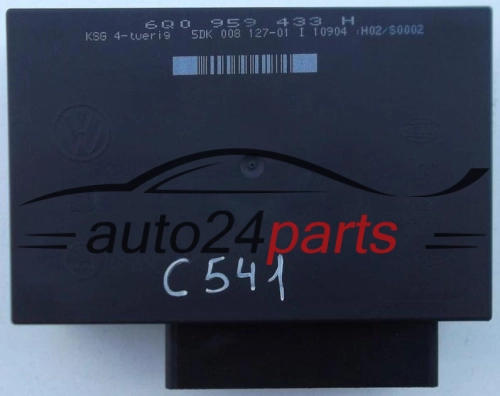 Centralina de comando do sistema confort  VOLKSWAGEN SEAT SKODA HELLA 5DK 008 127-01