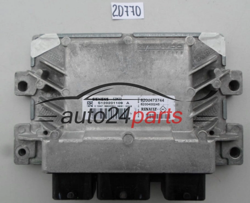 Μονάδα Ελέγχου Κινητήρα RENAULT CLIO 1.2 SIEMENS SIM32 S120201109A, S120201109 A, 120201109, 8200473744, 8200400246