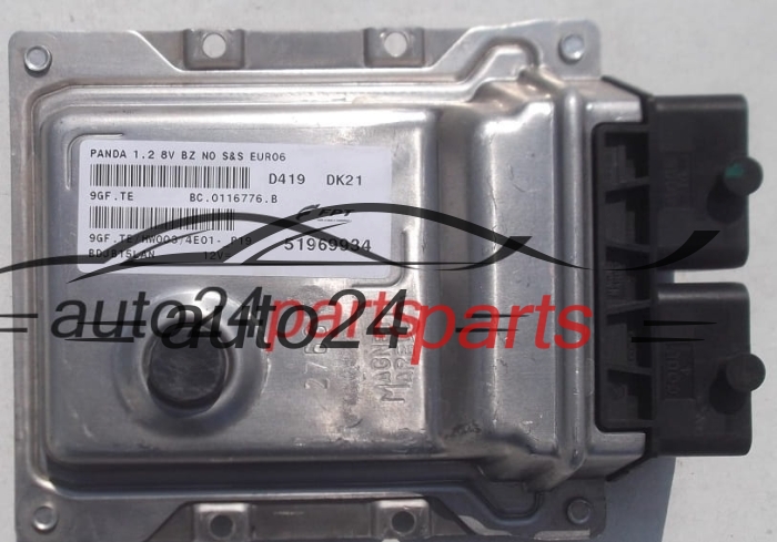 CALCULATEUR MOTEUR FIAT PANDA 1.2 MAGNETI MARELLI 9GF.TE