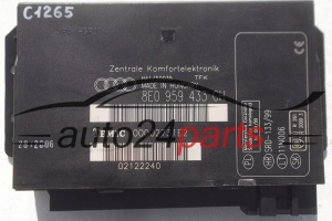 Centralina de comando do sistema confort AUDI A4 TEMIC 00002731E2 8E0 959 433 CH 8E0959433CH 8E0959433 