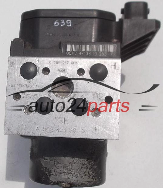 ABS CENTRALINA POMPA MERCEDES E230 W210 BOSCH 0 265 217 401, 0265217401, A 003 431 30 12 H, 0 130 108 068, 0130108068