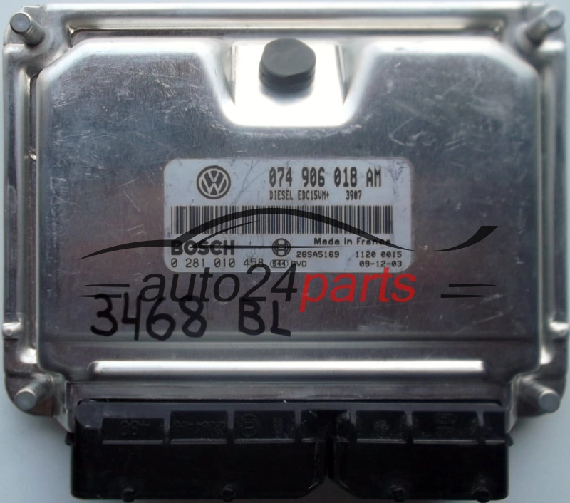 ECU ENGINE CONTROLLER VW VOLKSWAGEN T4 2.5 TDI 074906018AM
