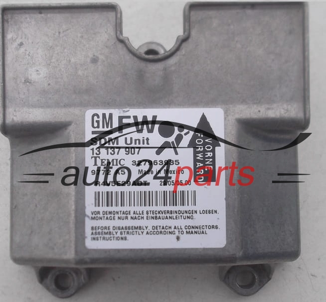 STEROWNIK PODUSZEK OPEL ZAFIRA B 13 137 907 FW, 13137907 FW