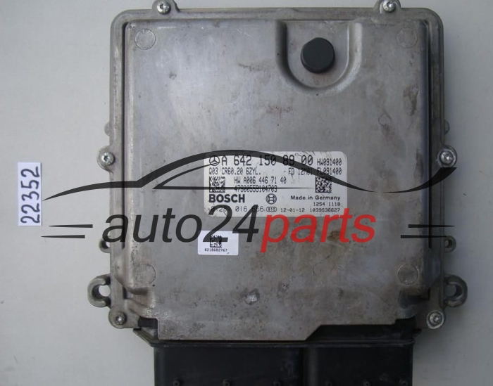 Μονάδα Ελέγχου Κινητήρα MERCEDES CLS 350 3.0 CDI BOSCH 0 281 016 656, 0281016656, A 642 150 89 00, A6421508900, CR60.20