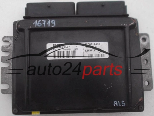 Μονάδα Ελέγχου Κινητήρα RENAULT CLIO 1.2, SIEMENS S110030104 C