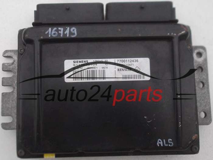 Μονάδα Ελέγχου Κινητήρα RENAULT CLIO 1.2, SIEMENS S110030104 C