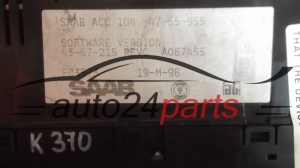 HEATING AND AIR CONDITIONING CONTROL PANEL SWITCH CLIMATRONIC SAAB 900 A067455, F03573