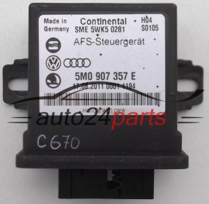 STEROWNIK MODUL SWIATEL AUDI SEAT VW XENON SME 5WK5 0281, 5WK50281, 5M0 907 357 E, 5M0907357E - C670