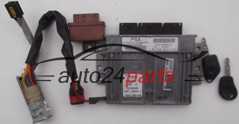 calculateur moteur pour citroen xsara picasso 1.6 hdi