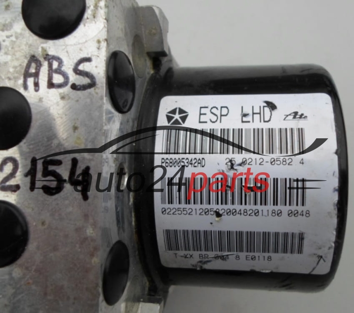CHRYSLER P68005342AD, ATE 25.0212-0582.4, 25021205824