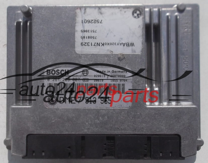 Μονάδα Ελέγχου Κινητήρα BMW E46 BOSCH 0 261 209 007, 0261209007, DME 7 513 965, DME7513965, 7513965