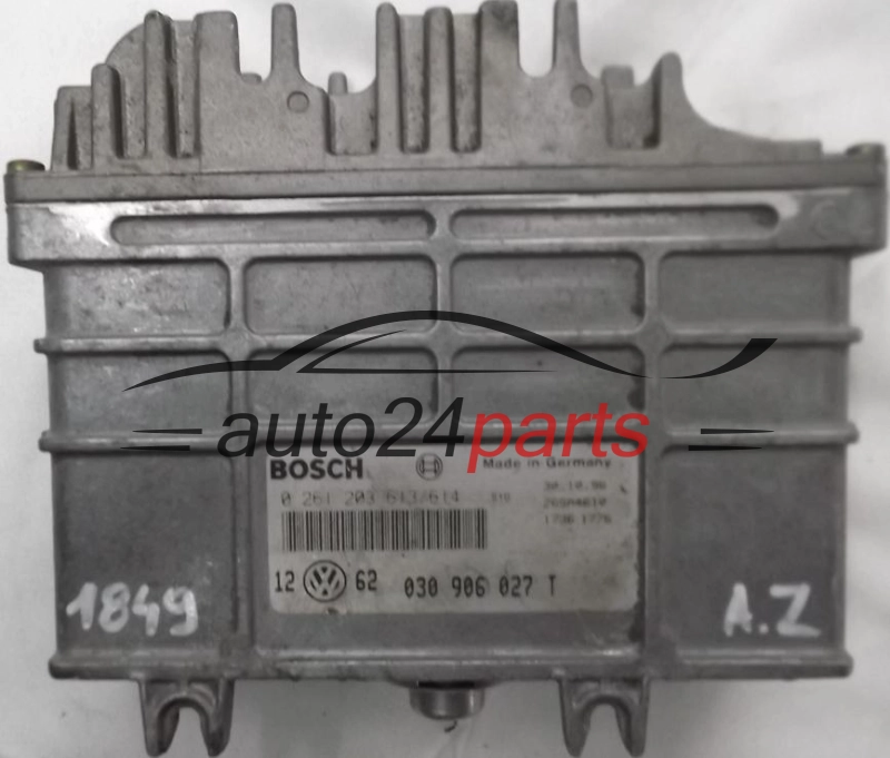 ECU CENTRALITA DE MOTOR VW VOLKSWAGEN GOLF VENTO BOSCH 0 261 203 613/614, 0261203613, 0261203614, 030 906 027 T, 030906027T