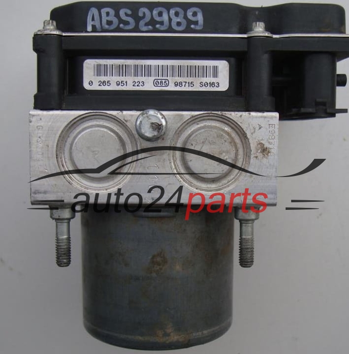 POMPE HYDRAULIQUE ET CALCULATEUR d'ABS NISSAN QASHQAI BOSCH 0 265 230 686, 0265230686, 47660JD01D, 0265951223