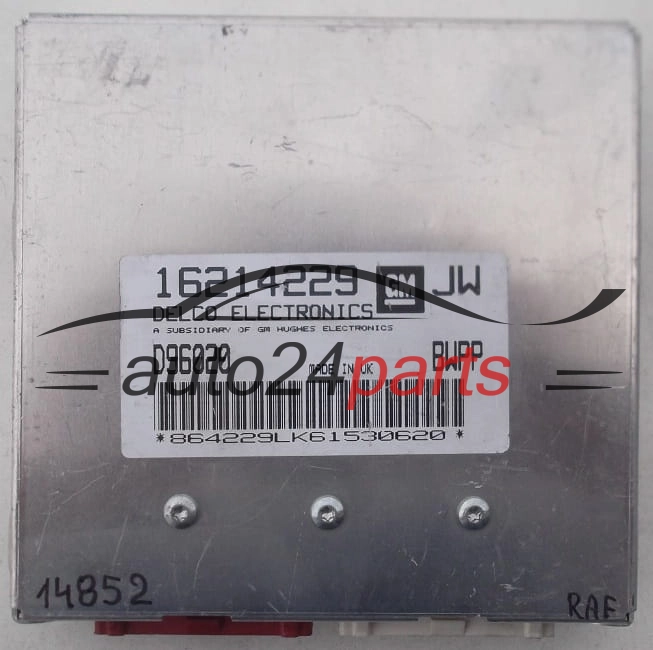 CENTRALINA MOTORE OPEL ASTRA DELCO 16214229 JW, 16214229JW, D96020, BWPP