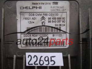 ECU ENGINE CONTROLLER CITROEN R0411C023C, 9648966680, 9654305780