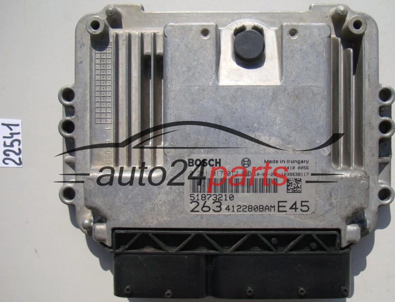 KOMPUTER STEROWNIK SILNIKA FIAT DOBLO 1.6 JTD BOSCH 0 281 017 012, 0281017012, 51873210