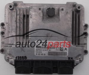 KOMPUTER STEROWNIK SILNIKA PEUGEOT 3008, CITROEN 1.6 HDI, BOSCH 0 281 013 334, BOSCH 0281013334, 96 669 866 80, 9666986680, EDC16C34 - 