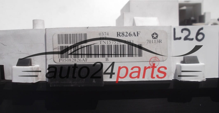 INDICADOR DE VELOCIDADE CHRYSLER GRAND VOYAGER R826AF, P05082826AF, TN157520-5381, TN1575205381 