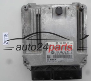 CENTRALINA DO MOTORE VW VOLKSWAGEN JETTA 1.9 TDI BOSCH 0 281 015 424, 0281015424, 03L 906 022 KT, 03L906022KT, EDC17CP14